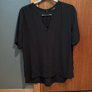 Black silky shirt